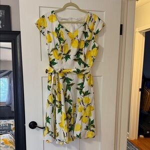 Lemon Print Dress